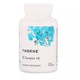 Thorne Research B-Complex #6 / Б-комплекс №6 60 капсул в магазине биодобавок nutrido.shop