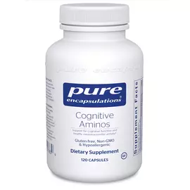 Pure Encapsulations Cognitive Aminos / Аминокислоты для поддержки когнитивных функций 120 капсул в магазине биодобавок nutrido.shop
