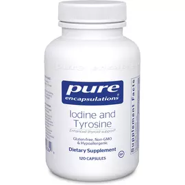Pure Iodine and Tyrosine / Йод і тирозин 120 капс від магазину біодобавок nutrido.shop