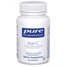 Pure Iron-C / Залізо + віт С 60 капс від магазину біодобавок nutrido.shop