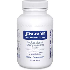 Pure Encapsulations Potassium Magnesium (Citrate) / Калий Магний (цитрат) 180 капс в магазине биодобавок nutrido.shop