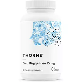 Thorne Research Zinc Bisglycinate / Цинк бісгліцинат 15 мг 60 капсул від магазину біодобавок nutrido.shop