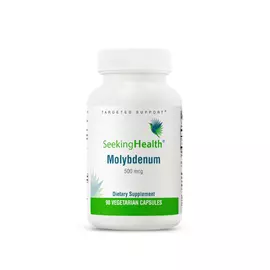 Seeking Health Molybdenum / Молибден для метаболизма серы и сульфитов 500 мг 90 капсул в магазине биодобавок nutrido.shop