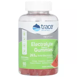 Trace Minerals Electrolyte Stamina Gummy / Електроліти у формі жувальних мармеладок Кавун 90 шт.  в магазине биодобавок nutrido.shop