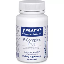 Pure Encapsulations B-Complex Plus / Комплекс витаминов группы Б плюс 60 капсул в магазине биодобавок nutrido.shop