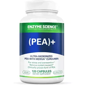 Enzyme Science PEA + Meriva Curcumin / ПЕА Пальмітоілетаноламід + куркумін Meriva 120 капсул в магазине биодобавок nutrido.shop