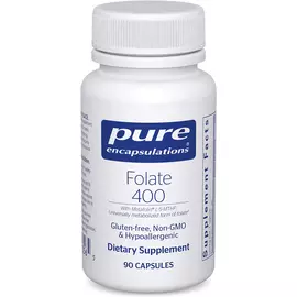 Pure Encapsulations Folate 400 / Фолат L-5-MTHF витамин Б9 400 мкг 90 капсул в магазине биодобавок nutrido.shop
