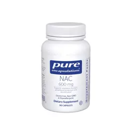 Pure Encapsulations NAC / N-ацетил L-цистеин НАК 600 мг 90 капсул в магазине биодобавок nutrido.shop