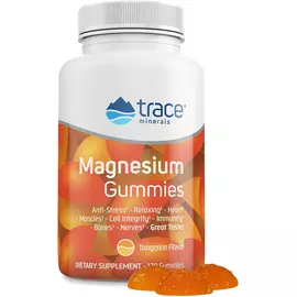 Trace Minerals Magnesium Gummies / Магній цитрат зі смаком мандарина 120 мармеладок від магазину біодобавок nutrido.shop
