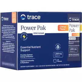Trace Minerals Power Pak Sugar Free Keto Citrus / Електроліти без цукру Кето Цитрус 30 саше в магазине биодобавок nutrido.shop
