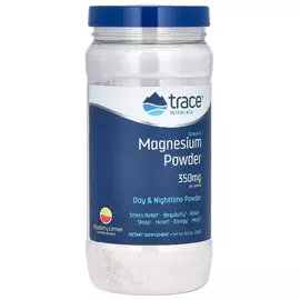 Trace Minerals Stress-X Magnesium Powder / Магній малат зі смаком малини та лимона порошок 460 г в магазине биодобавок nutrido.shop
