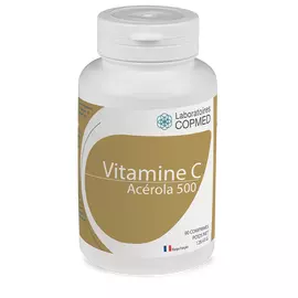 Laboratoires COPMED Vitamine C Acеrola 500 / Вітамін С Ацерола 500 мг 90 жувальних таблеток від магазину біодобавок nutrido.shop
