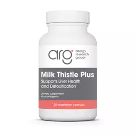Allergy Research Milk Thistle Plus / Розторопша комплекс для підтримки функції печінки 120 капсул від магазину біодобавок nutrido.shop