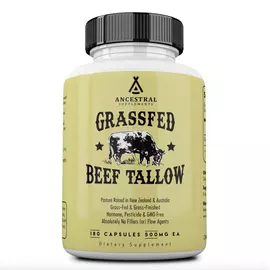 Ancestral Supplements Beef Tallow / Говяжий жир травяного откорма 180 капсул в магазине биодобавок nutrido.shop