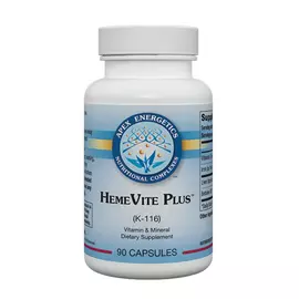 Apex Energetics HemeVite Plus (К-116) / Підтримка синтезу гемоглобіну з залізом 90 капсул в магазине биодобавок nutrido.shop