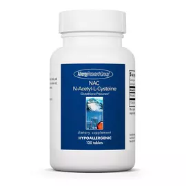 Allergy Research N-Acetyl-L-Cysteine NAC / N-Ацетил L-цистеин  120 табл в магазине биодобавок nutrido.shop