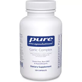 Pure Encapsulations Garlic Complex / Комплекс із часником для імунної підтримки та серця 120 капсул від магазину біодобавок nutrido.shop
