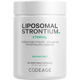 CodeAge Liposomal Strontium / Ліпосомальний стронцій для кісток і мінерального обміну 90 капсул від магазину біодобавок nutrido.shop