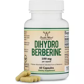 Double Wood Dihydroberberine / Дигідроберберин підтримка рівня цукру в крові 100 мг 60 капсул в магазине биодобавок nutrido.shop