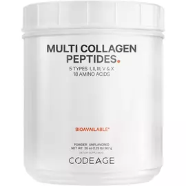 CodeAge Hydrolyzed Multi Collagen Peptides / Пептиды коллагена 5 типов + 18 аминокислот 567 г в магазине биодобавок nutrido.shop
