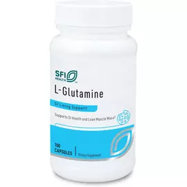 Klaire L-Glutamine / L-глютамін підтримка м'язів, кишечника та імунітету 500 мг 100 капсул в магазине биодобавок nutrido.shop