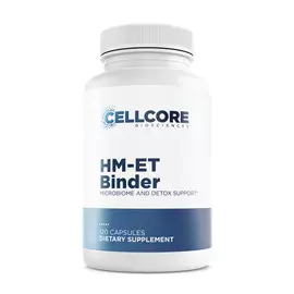 CellCore HM-ET Binder / Сорбент для виведення важких металів 120 капсул від магазину біодобавок nutrido.shop