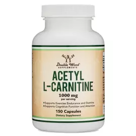 Double Wood Acetyl L-Carnitine / Ацетил Л-Карнитин 150 капс в магазине биодобавок nutrido.shop