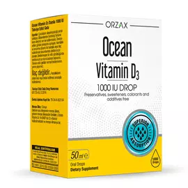 Orzax Vitamin D3 / Вітамін Д3 1000 МО краплі 50 мл від магазину біодобавок nutrido.shop
