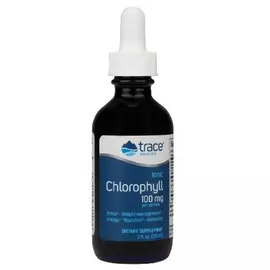 Хлорофіл іонний 100 мг 59 мл / Ionic Chlorophyll, Trace Minerals в магазине биодобавок nutrido.shop