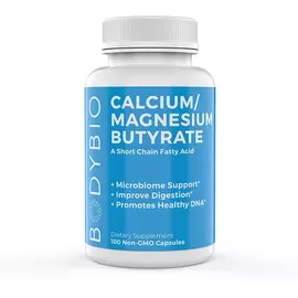 BodyBio Butyrate Cal-Mag / Бутират з кальцієм і магнієм 100 капс від магазину біодобавок nutrido.shop