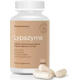Houston Enzymes Lypazyme / Липазим энзимы 120 капсул в магазине биодобавок nutrido.shop