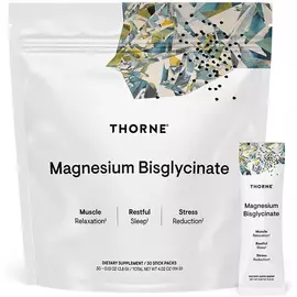 Thorne Research Magnesium Bisglycinatе / Магній бісгліцинат дорожній набір 30 саше від магазину біодобавок nutrido.shop