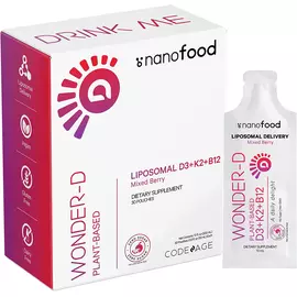 CodeAge Liposomal Vitamin D3 + K2 + B12 / Липосомальные витамины Д3 + К2 + Б12 30 саше в магазине биодобавок nutrido.shop