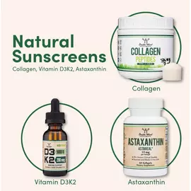 Double Wood Natural Sunscreens / Набір щоденних добавок для захисту від сонця 3 шт. від магазину біодобавок nutrido.shop
