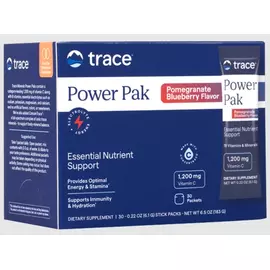 Trace Minerals Power Pak Pomegranate Blueberry / Вітамін C + електроліти + мультивітаміни Гранат/Чорниця 30 саше від магазину біодобавок nutrido.shop