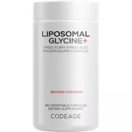 CodeAge Liposomal Glycine+ / Гліцин ліпосомальний 1500 мг 180 капсул в магазине биодобавок nutrido.shop