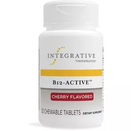 Integrative Therapeutics B12-Active Cherry / вітамін В12 1000 мкг 30 жувальних таблеток від магазину біодобавок nutrido.shop
