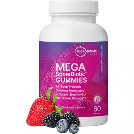 Microbiome Labs MegaSporeBiotic Gummies / Пробіотик у жувальній формі для імунітету та ШКТ 60 штук від магазину біодобавок nutrido.shop