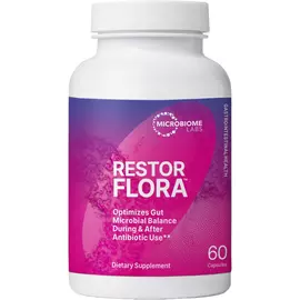 Microbiome Labs RestorFlora / РесторФлора 60 капсул від магазину біодобавок nutrido.shop
