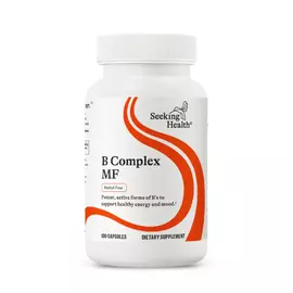 Seeking Health B Complex MF / Безметильний комплекс вітамінів групи Б 100 капсул від магазину біодобавок nutrido.shop