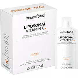 Codeage Liposomal Liquid Vitamin C Pouch / Ліпосомальний вітамін C 1000 мг 32 саше від магазину біодобавок nutrido.shop
