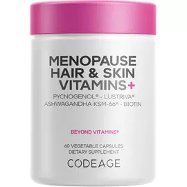 CodeAge Menopause Hair & Skin Vitamins+ / Комплекс вітамінів для волосся і шкіри при менопаузі 60 капсул в магазине биодобавок nutrido.shop