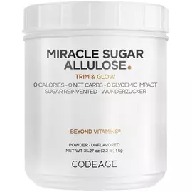 CodeAge Miracle Sugar Allulose / Алюлоза натуральний замінник цукру 1 кг в магазине биодобавок nutrido.shop