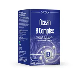 Ocean B Complex / Комплекс вітамінів групи Б 50 капсул в магазине биодобавок nutrido.shop
