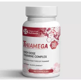 Objective Nutrients Thiamega / Тіамін вітамін Б1 чотири форми 60 капсул в магазине биодобавок nutrido.shop