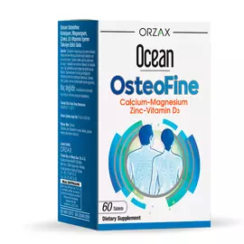 Orzax OsteoFine / Кальцій-магній комплекс для здоров'я кісток і м'язів 60 таблеток в магазине биодобавок nutrido.shop