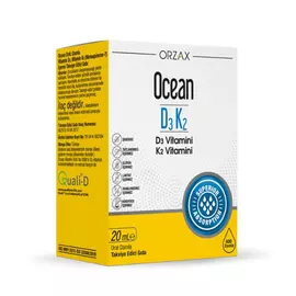 Orzax Vitamin D3K2 / Вітамін Д3К2 1000 МО 20 мл в магазине биодобавок nutrido.shop