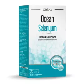 Orzax Selenium / L-селенометіонін 100 мкг 30 таблеток від магазину біодобавок nutrido.shop