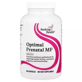 Seeking Health Optimal Prenatal MF / Комплекс витаминов для беременных без метилов 180 капс в магазине биодобавок nutrido.shop