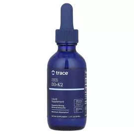 Trace Minerals Ionic Vitamin D3+K2 / Ионные витамины D3 K2 59 мл в магазине биодобавок nutrido.shop
